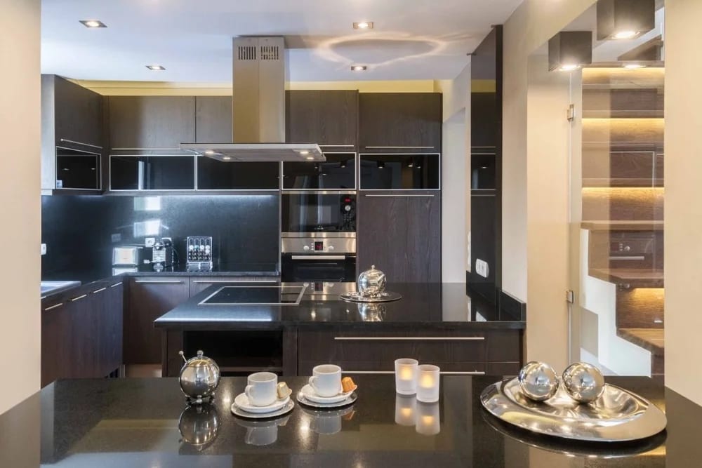 Modern equipped kitchen